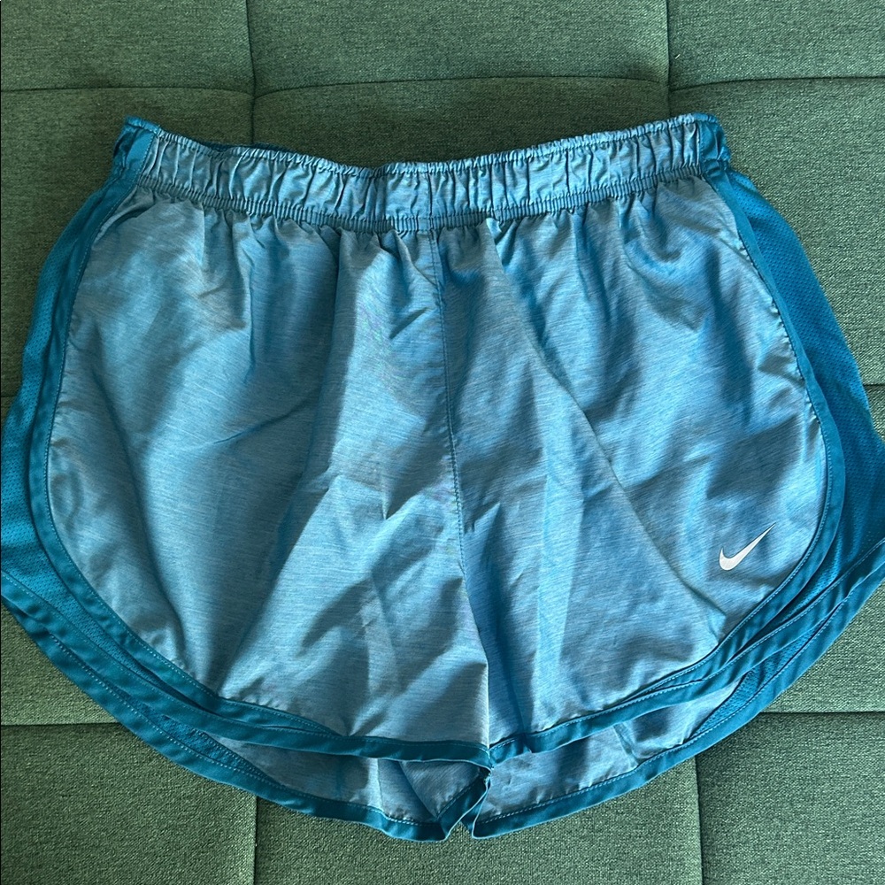 Nike Women's Light Blue Athletic Shorts